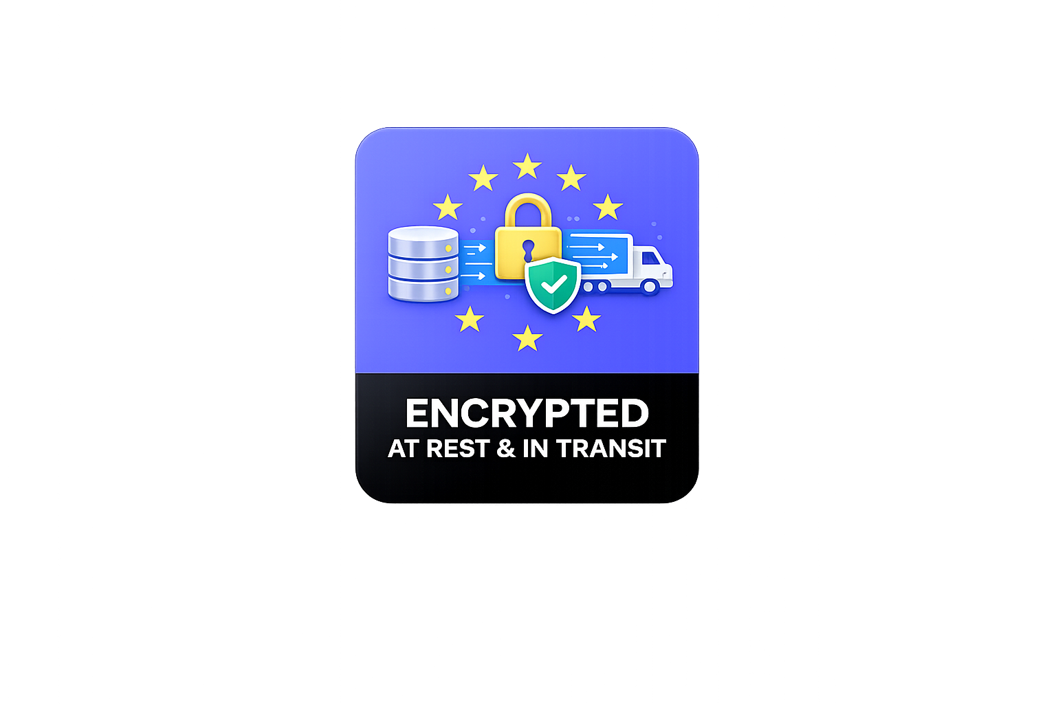 Encrypted at Rest & in Transit